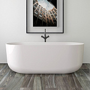 Knief Nice Ванна из Acrylic отдельностоящая 170х75 см, слив по центру, цвет: белый глянцевый 0100-260
