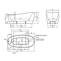Knief Relax Ванна из Acrylic отдельностоящая 180х85 см, цвет: белый глянцевый 0100-278