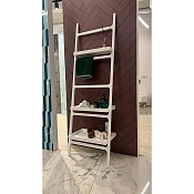 Knief Rails Полотенцедержатель лестница с полками60х36х180h см, напольный, цвет: белый матовый 0600-201-01