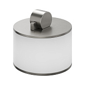 Bertocci Officina 3.16 Контейнер для хранения 8x7,5h см малый с крышкой, полимер. колба, цвет: белый 116 3932 0000