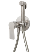 Mariani Kali Гигиенический душ со смесителем и встр. частью, шланг 120 см, цвет: нержавеющая сталь B16185KLW