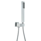 Mariani Душевой гарнитур: душевая лейка 1 вид струи, держатель, шланг 150 см, цвет: хром B00241PF00