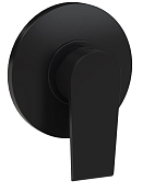 Mariani Artic Смеситель для душа встраиваемый, 1 потреб., внутренняя часть в комплекте, цвет: черный В14179AT