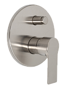 Mariani Kali Смеситель для душа встр., 2 потреб., внутр. часть в комплекте, цвет: нержавеющая сталь B16173KL