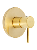 Mariani Next Смеситель для душа встраиваемый, 1 потреб., внутренняя часть в комплекте, цвет: золото B22179NS