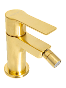 Mariani Kali Смеситель для биде, с донным клапаном, длина излива 7,9 см, цвет: золото A22493KL12