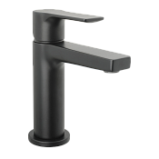 Mariani Kali Смеситель для раковины, без донного клапана, длина излива 11,2 см, цвет: черный A14380KL12