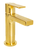 Mariani Kali Смеситель для раковины, без донного клапана, длина излива 11,2 см, цвет: золото A22380KL12