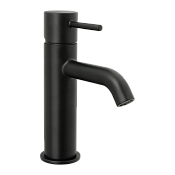 Mariani Next Смеситель для раковины, без донного клапана, длина излива 11,1 см, цвет: черный A14380NS12