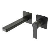 Mariani Kali Смеситель для раковины встраиваемый, длина излива 20,3 см, цвет: черный B14565KLP