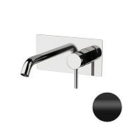 Mariani Next Смеситель для раковины встраиваемый, длина излива 17,8 см, цвет: черный B14565NS