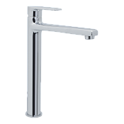 Mariani Artic Смеситель для раковины высокий, без донного клапана, высота излива 24,4 см, цвет: хром A00398AT12