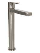 Mariani Kali Смеситель для раковины высокий, без д/к, высота излива 26,5 см, цвет: нержавеющая сталь A16398KL12