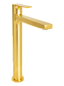 Mariani Kali Смеситель для раковины высокий, без донного клапана, высота излива 26,5см, цвет: золото A22398KL12