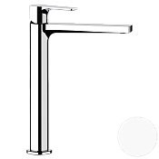 Mariani Kali Смеситель для раковины высокий, без донного клапана, высота излива 26,5 см, цвет: белый A37398KL12