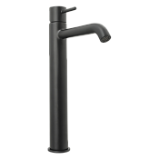 Mariani Next Смеситель для раковины высокий, без донного клапана, высота излива 28,3см, цвет: черный A14398NS12