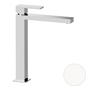 Mariani Rebel Смеситель для раковины высокий, без донного клапана, высота излива 24,4см, цвет: белый A37398RE12