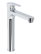 Mariani Surf Смеситель для раковины высокий, без донного клапана, высота излива 25 см, цвет: хром A00398SF60