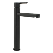 Mariani Winter Смеситель для раковины высокий, без донного клапана, выс. излива 24,7см, цвет: черный A14398NO60