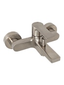 Mariani Kali Смеситель для ванны накладной, длина излива 17 см, цвет: нержавеющая сталь B16212KL