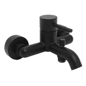 Mariani Next Смеситель для ванны накладной, длина излива 11,8 см, цвет: черный B14212NS