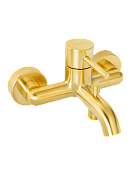 Mariani Next Смеситель для ванны накладной, длина излива 11,8 см, цвет: золото B22212NS