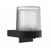 Wonzon & Woghand Дозатор для жидкого мыла, подвесной, стеклянная колба, цвет: черный матовый WW-5251-BL