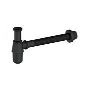 Wonzon & Woghand Сифон для раковины латунный, цвет: черный матовый WW-88SS102-MB