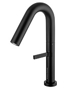 Wonzon & Woghand Смеситель для раковины, излив 13 см, цвет: черный матовый WW-6068-MB