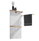 Wonzon & Woghand Stuttgart Полотенцесушитель электрический 43х81h см, с полкой, цвет: брашир. золото WW-A504W-BG