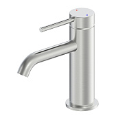 Wonzon & Woghand Stick Смеситель для раковины, без д/к, излив 13 см, цвет: брашированный никель WW-88139017-BN