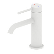 Wonzon & Woghand Stick Смеситель для раковины, без д/к., излив 13 см, цвет: белый матовый WW-88139017-MW