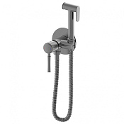 Wonzon & Woghand Tor Гигиенический душ со смесителем и встраив. частью, цвет: темный графит брашир. WW-88829073-BGM