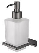 Wonzon & Woghand Eclipse Дозатор для жидкого мыла, подвесной, стеклянная колба, цвет: темный графит WW-9133-BGM