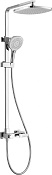 Wonzon & Woghand Triumph Душевая стойка: смеситель, верхний и ручной душ, шланг, держат, цвет: хром WW-564601-CR