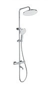 Wonzon & Woghand Inn Душевая стойка: термостат, верхний и ручной душ, шланг, держатель, цвет: хром WW-B3065-T1-CR