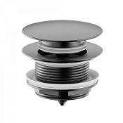 Wonzon & Woghand Донный клапан для раковины без перелива, цвет: темный графит WW-SS105-BGM