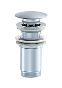 Wonzon & Woghand Донный клапан для раковины с переливом, цвет: хром WW-88SS09-CR