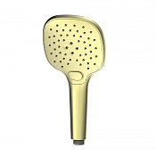 Wonzon & Woghand Ручной душ, 2 вида струи, цвет: брашированное золото WW-88SC02-BG