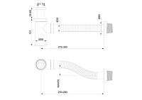 Wonzon & Woghand Сифон для раковины латунный, цвет: хром WW-88SS101-CR