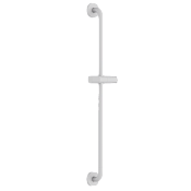 Wonzon & Woghand Душевая штанга 74 см с держателем, цвет: белый матовый WW-SL05-MW