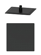 Wonzon & Woghand Верхний душ 30 см, 1 вид струи, без кронштейна, цвет: черный матовый WW-88DP02-MB