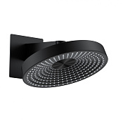 Wonzon & Woghand Верхний душ 30 см, 1 вид струи, кронштейн настенный, цвет: черный матовый WW-HS099-MB