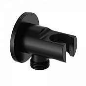 Wonzon & Woghand Шланговое подключение с держателем душа, цвет: черный матовый WW-HZ2319-MB