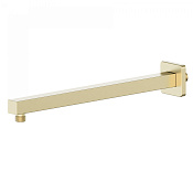 Wonzon & Woghand Кронштейн для верхнего душа, настенный 40 см, цвет: брашированное золото WW-SA10-40-BG