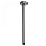 Wonzon & Woghand Кронштейн для верхнего душа, потолочный 30 см, цвет: темный графит WW-SA06-30-BGM