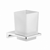 Wonzon & Woghand Eclipse Стакан подвесной, стеклянный, цвет: хром WW-9121-CR