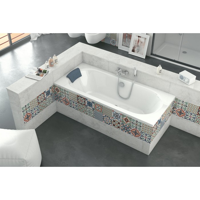 Excellent Karo Подголовник для ванны, цвет: серый матовый WAZA.KARO-SZARY