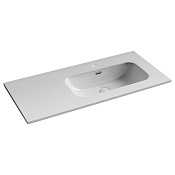 Ceramicanova Element Раковина накладная 101x46,5x17h, с переливом, цвет: белый CN7003R