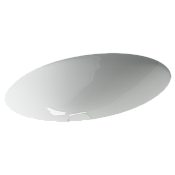 Ceramicanova Era Раковина встраиваемая снизу 61,5x43,5x22h, с переливом, цвет: белый CN6081